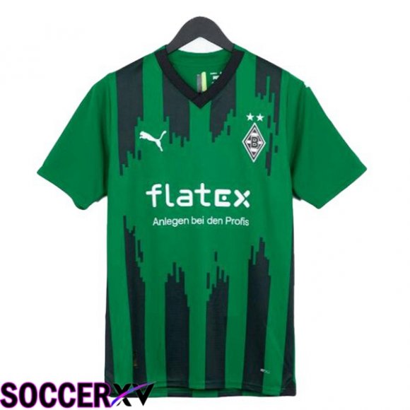 Monchengladbach Soccer Jersey Away Green 2023/2024