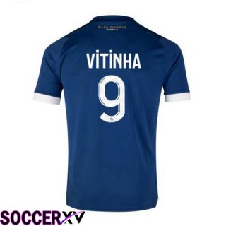 Marseille OM (VITINHA 9) Soccer Jersey Away Blue 2023/2024