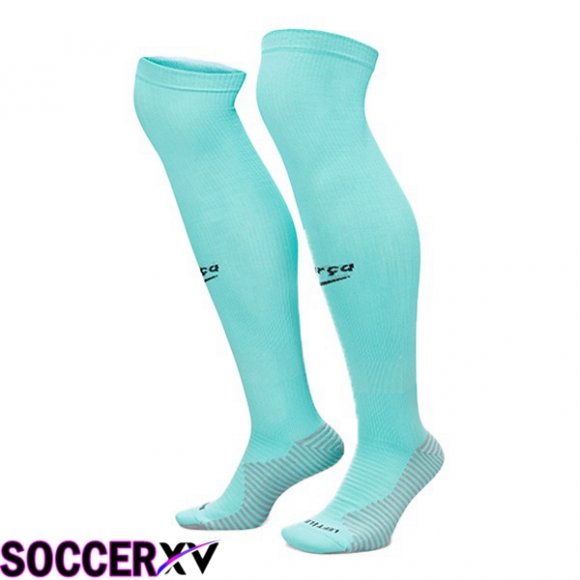 FC Barcelona Soccer Socks Third Green 2023/2024