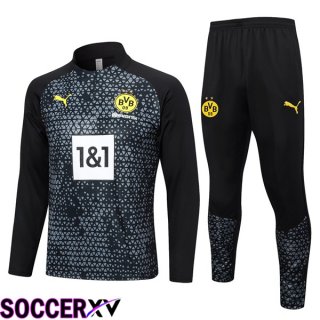 Dortmund BVB Training Tracksuit Suit Black 2023/2024