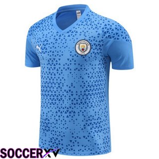 Manchester City Training T Shirt Blue 2023/2024