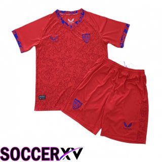 Seville Kids Away Soccer Jersey 2024/2025