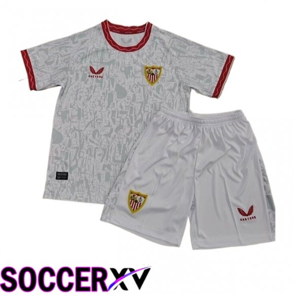 Seville Kids Home Soccer Jersey 2024/2025