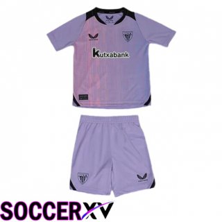 Athletic Club Kids Third Soccer Jersey Purple 2024/2025