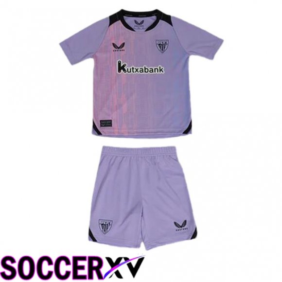 Athletic Club Kids Third Soccer Jersey Purple 2024/2025