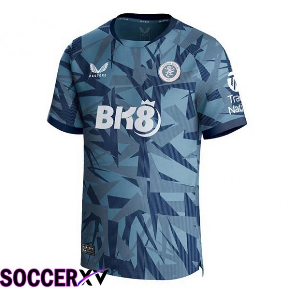 Aston Villa Soccer Jersey Third Blue 2023/2024