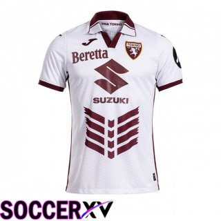 Torino FC Away Soccer Jersey White 2024/2025