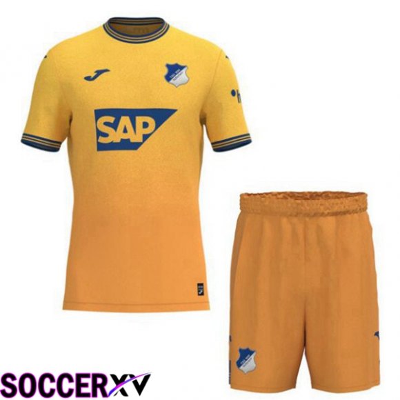 TSG Hoffenheim Kids Soccer Jersey Third Yellow 2023/2024