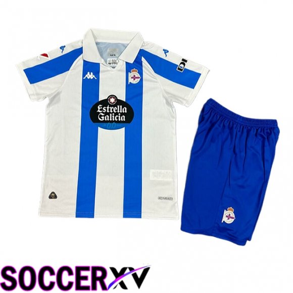 Deportivo La Coruna Kids Home Soccer Jersey 2024/2025