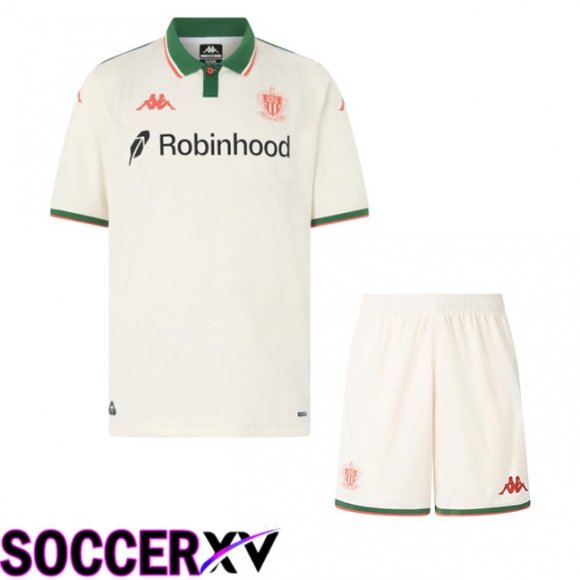 Maillot de Foot OGC Nice Enfant Exterieur Blanc 2025/2026