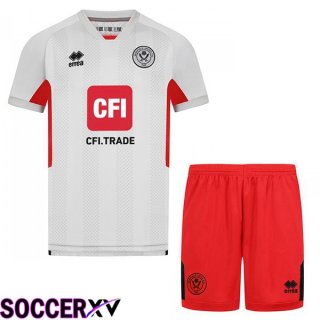 Sheffield United Kids Soccer Jersey Third Grey 2023/2024