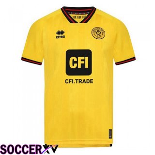 Sheffield United Soccer Jersey Away Yellow 2023/2024