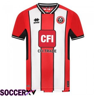 Sheffield United Soccer Jersey Home Red White 2023/2024