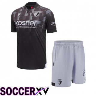 CA Osasuna Kids Third Soccer Jersey Black 2024/2025