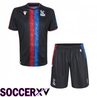 Crystal Palace Kids Third Soccer Jersey Black 2024/2025