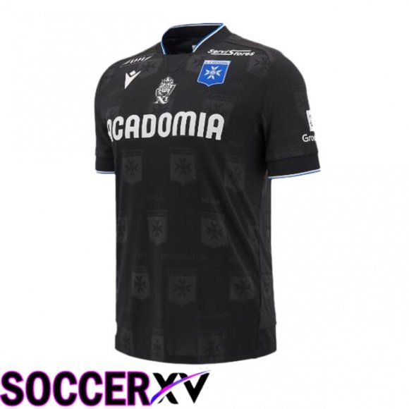 AJ Auxerre Away Soccer Jersey Black 2024/2025