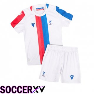 Maillot de Foot Crystal Palace Enfant Exterieur Blanc 2025/2026