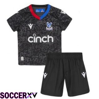 Crystal Palace Kids Soccer Jersey Third Blue 2023/2024