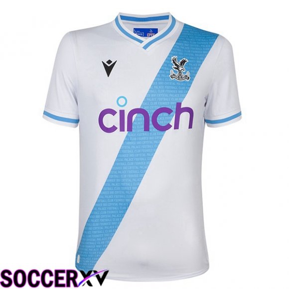 Crystal Palace Soccer Jersey Away White 2023/2024