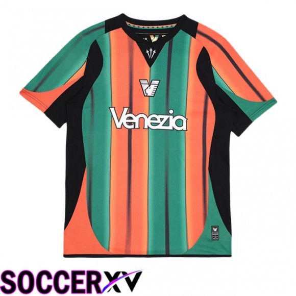 Maillot de Foot Venise FC Third Vert Orange 2025/2026