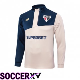 Sao Paulo FC Training Sweatshirt Yellow Blue Royal 2024/2025