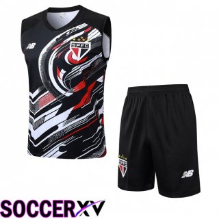 Gilet Foot Sao Paulo FC + Shorts Noir 2025/2026