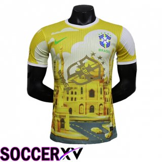 Brazil Soccer Jersey Special Edition Yellow 2024/2025