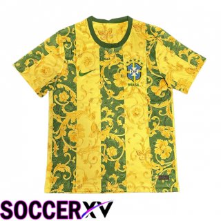 Brazil Soccer Jersey Special Edition Yellow 2024/2025