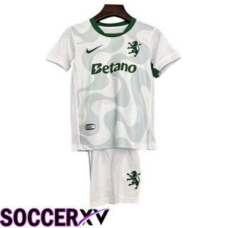 Maillot De Foot Sporting CP Enfant Exterieur 2025/2026