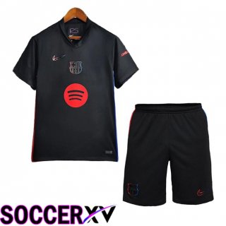 FC Barcelona Kids Away Soccer Jersey Black 2024/2025