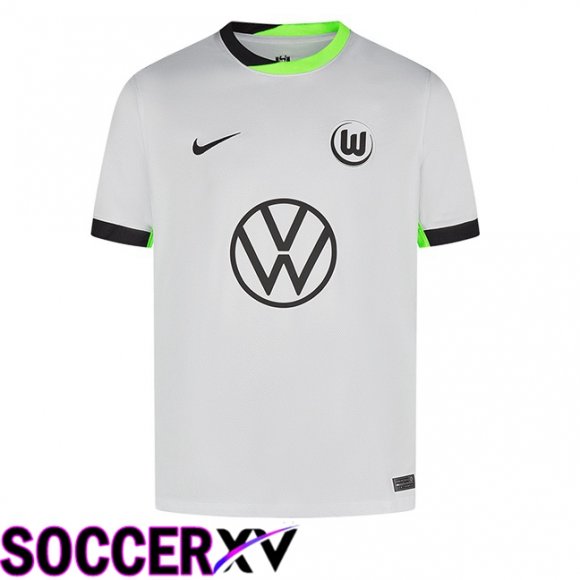 Vfl Wolfsburg Third Soccer Jersey White 2024/2025