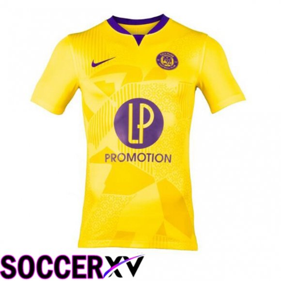 Toulouse Away Soccer Jersey Yellow 2024/2025