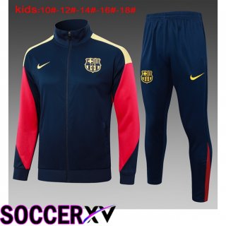 FC Barcelona Kids kit Training Tracksuit - Jacket Blue Royal 2024/2025