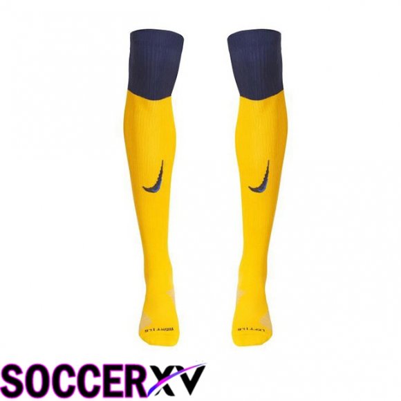 Inter Milan Third Soccer Socks Yellow 2024/2025