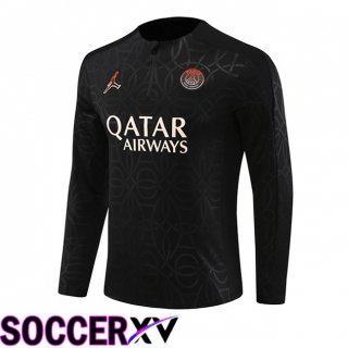 JORDAN Paris PSG Training Sweatshirt Black 2024/2025