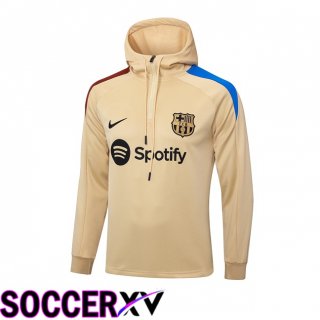 FC Barcelona Training Sweatshirt Hoodie Yellow 2024/2025