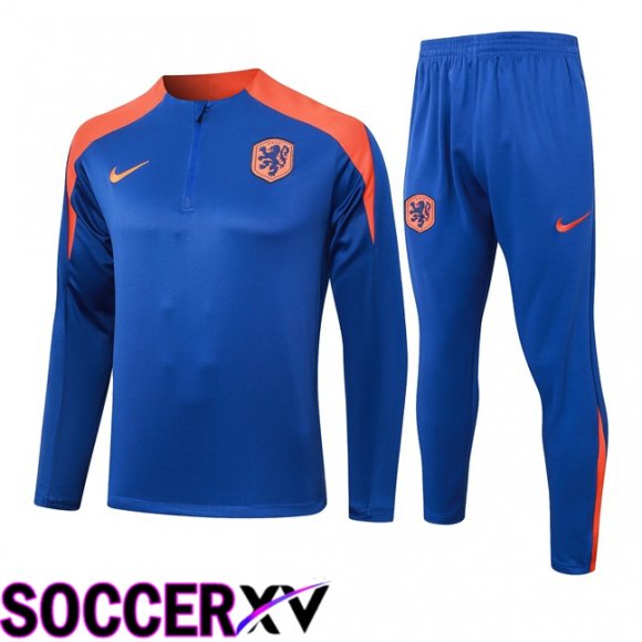 Netherlands Kids kit Training Tracksuit Blue 2024/2025