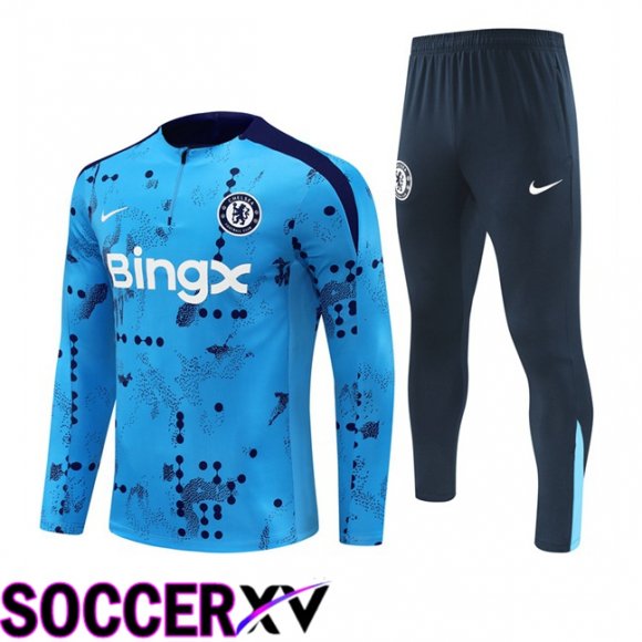 FC Chelsea Kids kit Training Tracksuit Blue 2024/2025