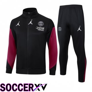 Paris PSG kit Training Tracksuit - Jacket Black 2024/2025