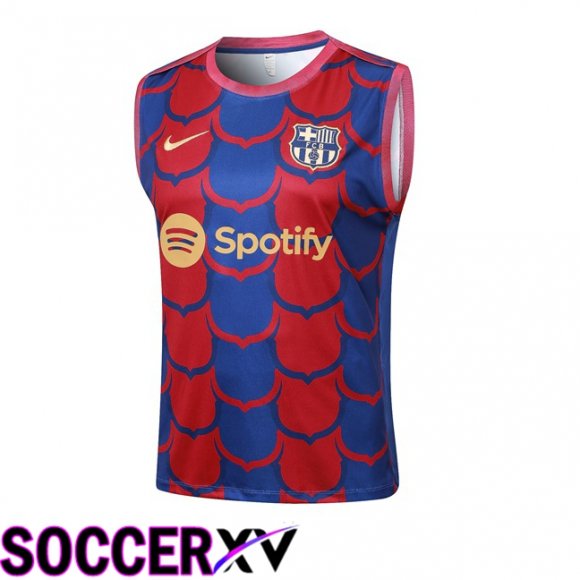 FC Barcelona Gilet Soccer Red Blue 2024/2025