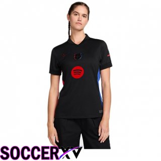 FC Barcelona Women Away Soccer Jersey Black 2024/2025