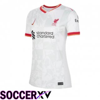 FC Liverpool Women Third Soccer Jersey White 2024/2025