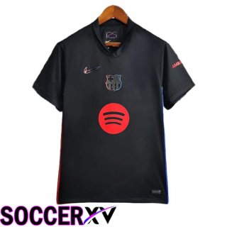 FC Barcelona Away Soccer Jersey Black 2024/2025