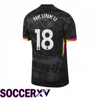 FC Chelsea (Nkunku 18) Third Soccer Jersey Black 2024/2025