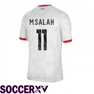 FC Liverpool (M.SALAH 11) Third Soccer Jersey White 2024/2025