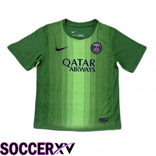 Maillot de Foot Paris PSG Gardien de but Vert 2025/2026