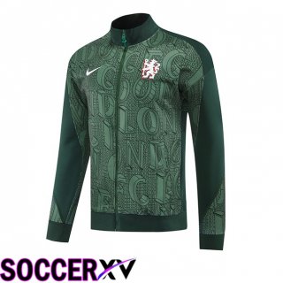 Veste Foot FC Chelsea Vert 2025/2026