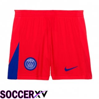Short De Foot Paris PSG Third Rouge 2025/2026