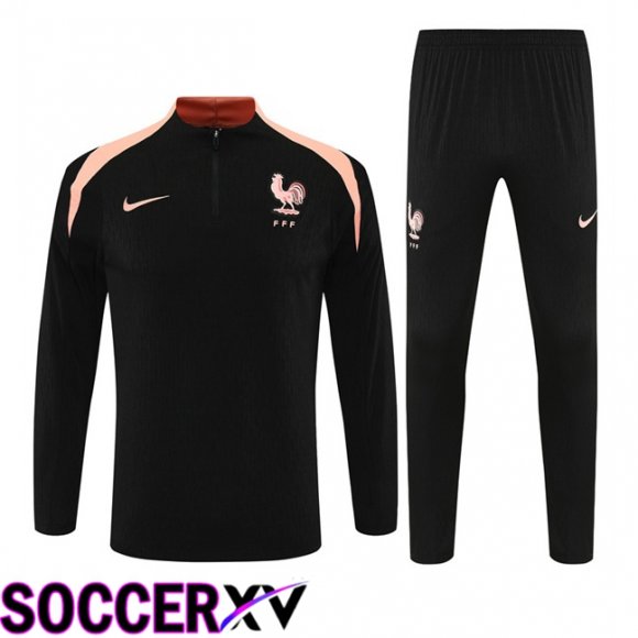 Ensemble Survetement de Foot France Noir 2025/2026