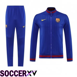 Ensemble Veste Survetement de Foot FC Barcelone Pourpre 2025/2026